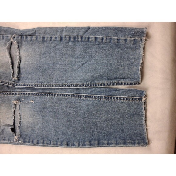 WAX JEAN LOS ANGELES TORN KNEE DISTRESS, SKINNY JEAN LIGHT BLUE COLOR - Picture 7 of 15